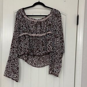 American Eagle floral  Print Women's Top